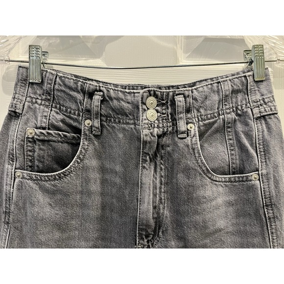 Free People We The Free High Rise Straight Leg Light Wash Jeans Women's Sz 28 - Picture 4 of 10